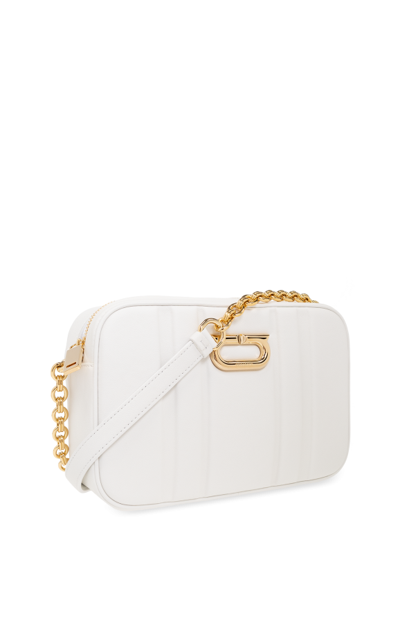 24PF new/FERRAGAMO キルティングショルダーバッグ Bag White 764_ferragamo_white_leather_sh